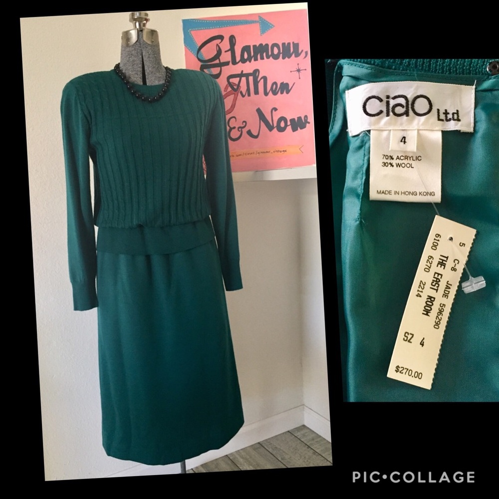 🆕 “CIAO” vintage JADE dress